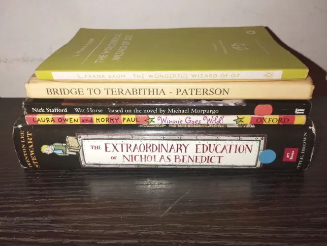 Lote 5 livros em inglês - literatura infantojuvenil