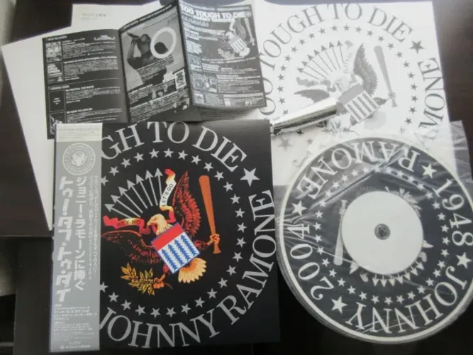 Ramones Too Tough to Die Tribute to Japan DBL DVD w OBI Poster Picture Disc