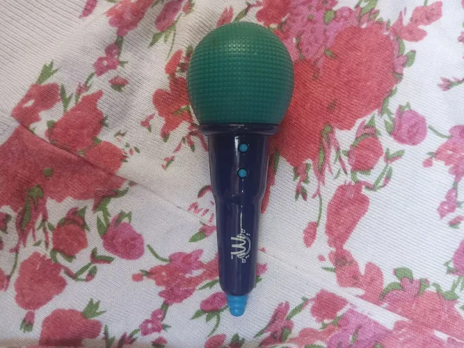 Microfone colecionável da coleção "Viva a Música", LEIA O ANÚNCIO 