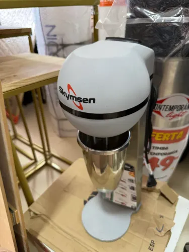 Batedor de Milk Shake 1 Copo 0,8L Profissional Inox BMS-N 220V Skymsen