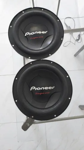 SUB PIONNER 12 BOBINA DUPLA 400W RMS EM PERFEITO ESTADO
