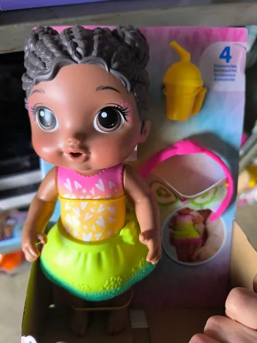 Boneca Baby Alive dia no spa