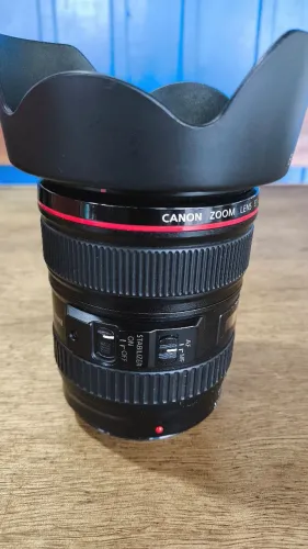 Lente Canon 24-105mm f/4 L IS USM - Excelente estado