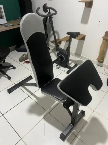 Banco supino yangfit - Cadeira extensora 