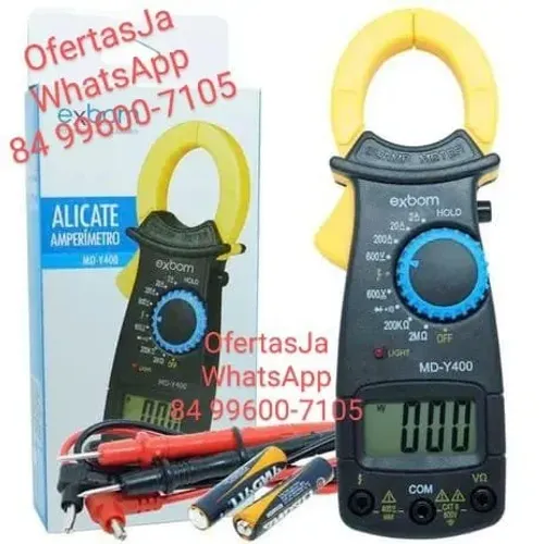 Alicate Digital Amperímetro Profissional 3,5 LCD Digital