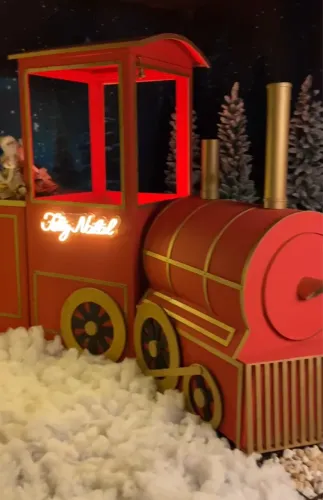 Trem para Decoração de Natal 