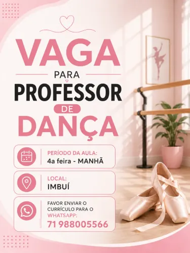 Professor de dança