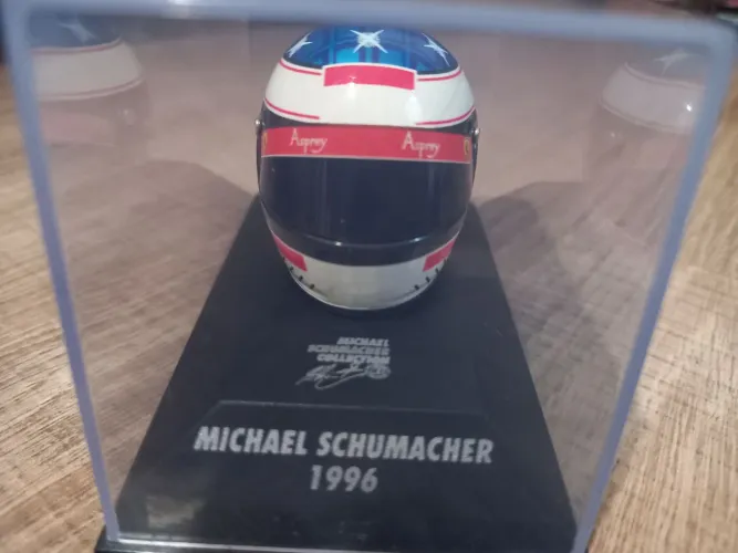 Miniatura Capacete F1 Michael Schumacher 1996 escala 1:8