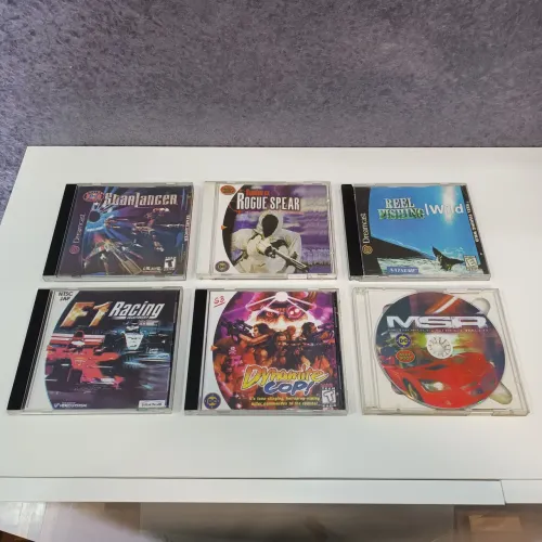 06 jogos Mídia Prata da época Dreamcast 