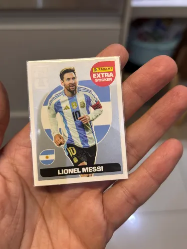 Figurinha Messi Prata 2026