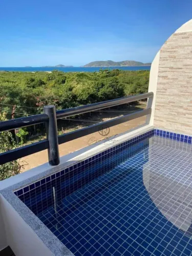 Casa em condomínio com vista mar da Praia do Peró com 3 quartos Apenas R$ 580.000,00