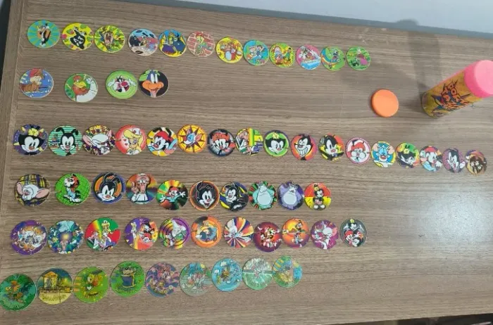 Tazos e porta tazo Elma Chips