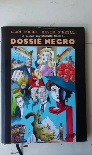A Liga Extraordinária: Dossiê Negro - Edição Exclusiva da Amazon, usada e em bom estado.