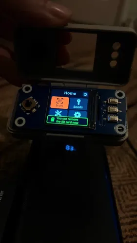 Seedsigner com raspberry pi zero 1.3 (100% air-gapped)