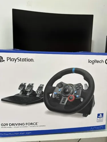 Volante Logitech G29 + Câmbio Driving Force Shifter (com caixas originais)