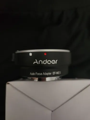 Adaptador EF-NEX Andoer lentes canon