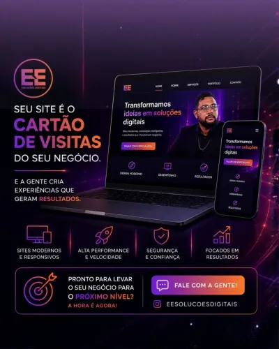 Sites, Tráfego Pago e Gestão de Redes Sociais 