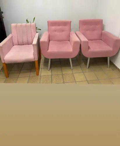 Vendo 3 cadeiras poltrona
