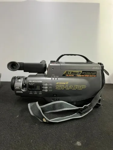 Filmadora Sharp Jetzoom 12 Completa com defeito