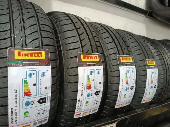 Promoção de pneus novos, Pirelli, Dunlop, Goodyear e Continental R$ 349,90