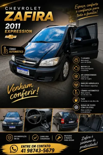 Chevrolet Zafira Expres. 2.0 MPFI Flexpower 5P AUT 2011