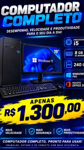 Computador novo