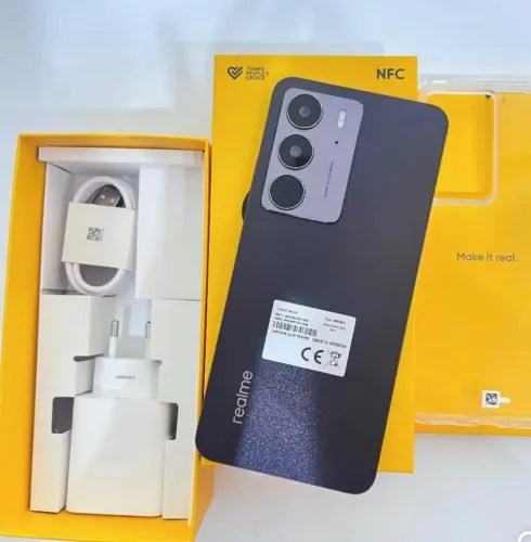 Celular Top - Novo - Lacrado - Cabe no seu bolso - Com Ip69 Realme C75 - 256Gb/8 Preto