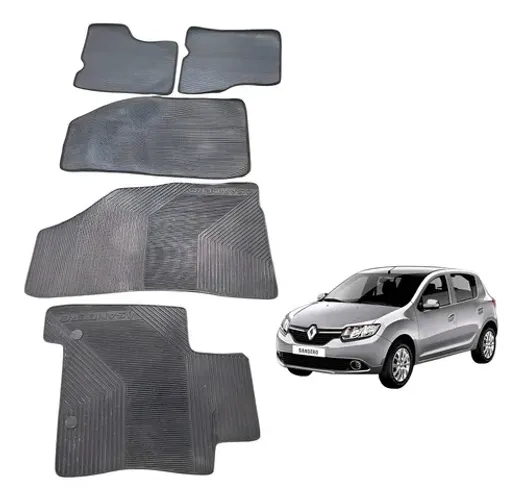 Kit De Tapete Renault Sandero Expression 1.0 2019 (usado) Preto