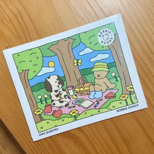 Livro de colorir Bobbie Goods - Dias Quentes (novo e lacrado)