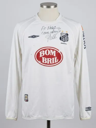 Camisa autografada Pelé 