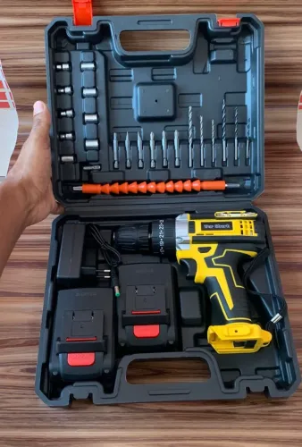 (NOVA) Furadeira e Parafusadeira Sem Fio 48V Com 2 Baterias + Maleta | Parcelo no Cartão