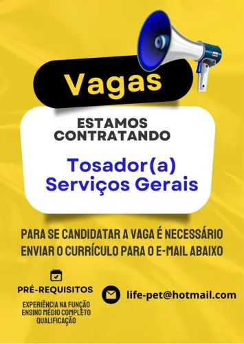 Vagas de emprego 