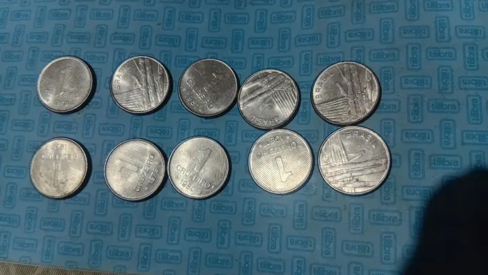 20 moedas antigas de1 Cruzeiro (cana)79, 80, 81+20 unidades 20 centavos 1967, 70, 77, 80