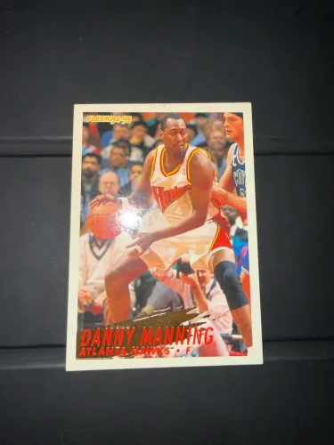 Danny Manning 94-95 Fleer #8 Hawks Card Colecionável NBA