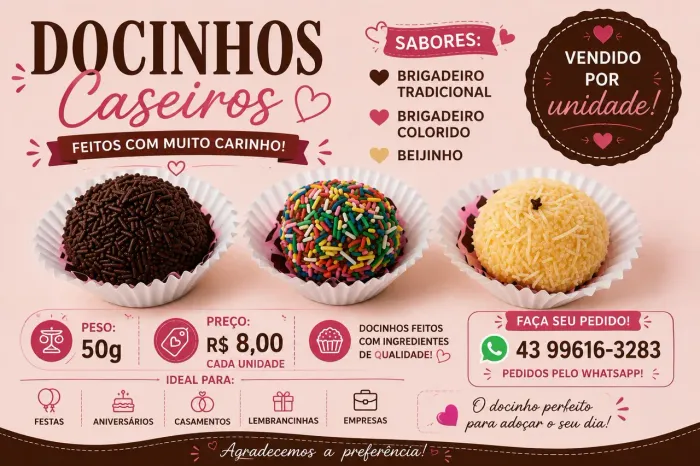 Venda docinhos