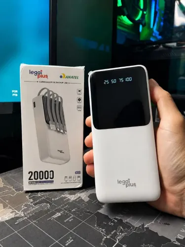 Carregador Portátil Power Bank 20.000mAh