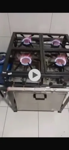 Fogão industrial 4bocas com forno alta pressão