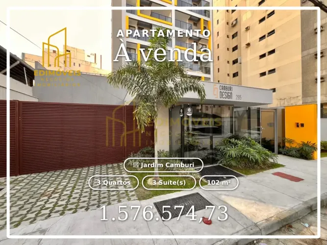 Apartamento Moderno em Jardim Camburi 3 Suítes e Varanda Gourmet!