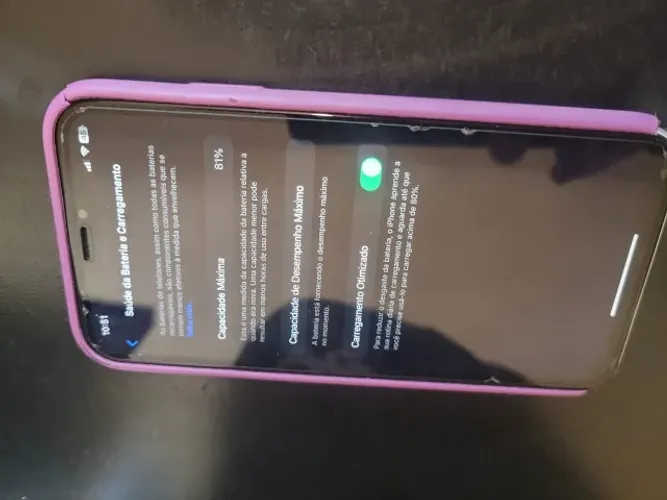 iPhone XR 64GB 81% Bateria