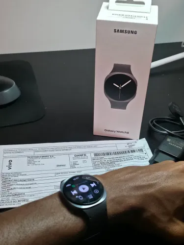 Galaxy Watch8 40mm Bluetooth Seminovo Impecável + NF + Garantia Samsung