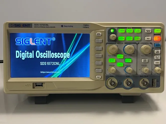 Osciloscópio Digital Siglent SDS1072CNL 70MHz 2 Canais