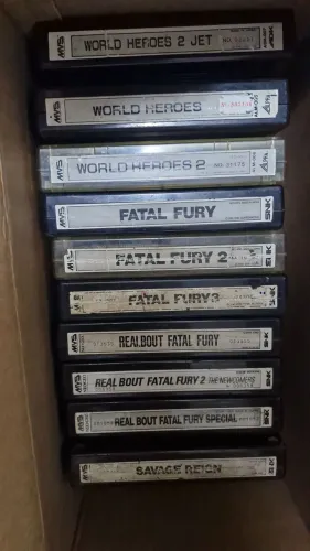 Lote originais de neo geo mvs