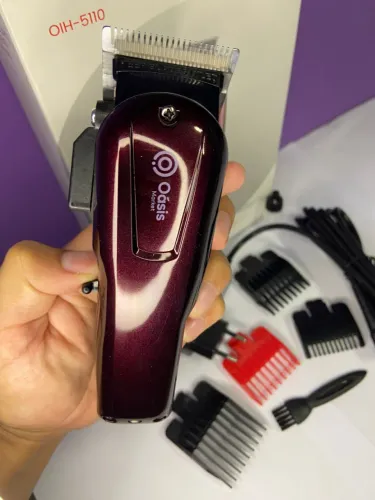 Máquina de Cortar Cabelo sem Fio Vinho - Oásis OIH-5110 an4