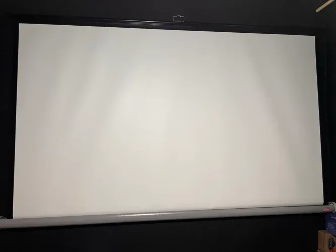 Projetor tv 4k + Telão Branco