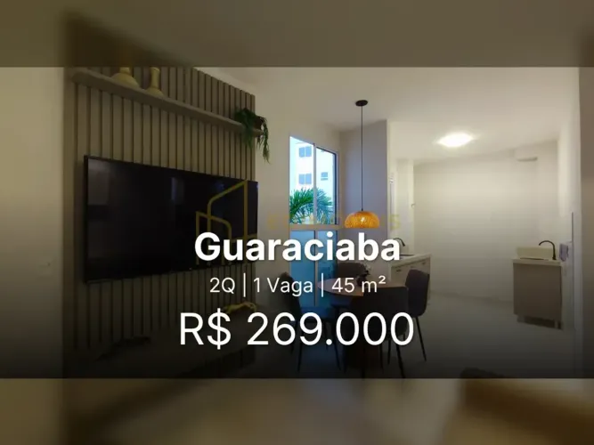 Venha conhecer este apartamento no Guaraciaba - Serra ES, com piscina e churrasqueira!