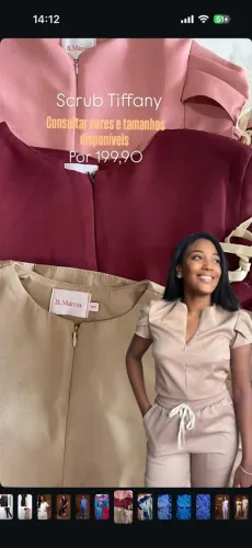 SCRUBS FEMININO TAMANHO 44