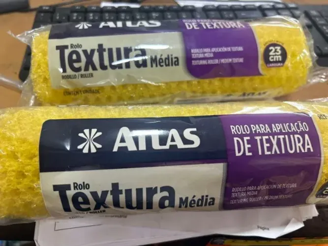 ROLO TEXTURA ESPUMA MEDIA 23CM ATLAS