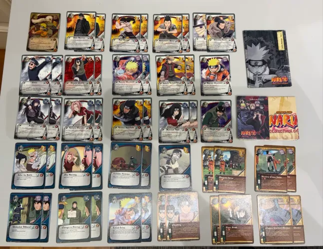 Naruto CCG Deck Naruto/Jiraiya Completo - Bandai Original