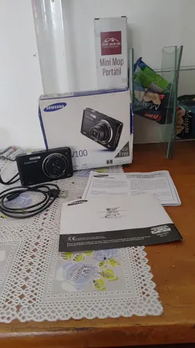 Camera sansung dv100 cybershot com tela de selfie