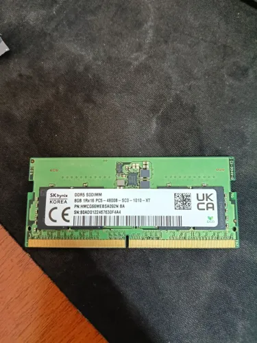 Memória ram ddr5 8gb notebook 